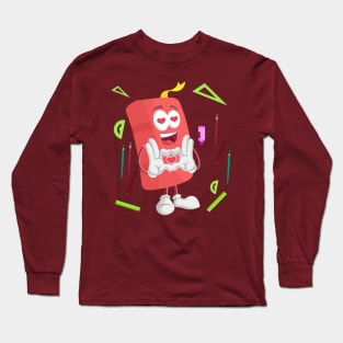 Back to School Cute Design Long Sleeve T-Shirt